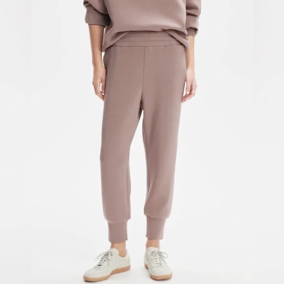 Varley Doublesoft Slim Cuff Pant Jogger in Mauve Size XS - Picture 1 of 13